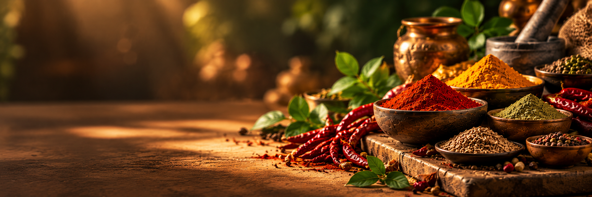 A selection of Indian spices